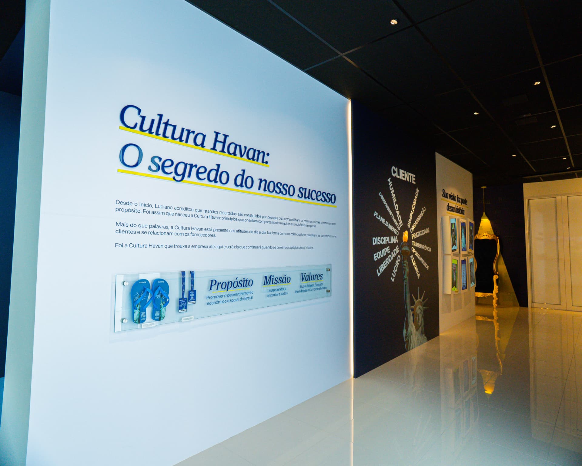 Painel Cultura Havan, o segredo do nosso sucesso